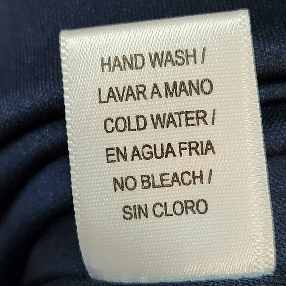 Naïf navy maxi dress cutout print Rayon flowy boho festival medium - Picture 8 of 8